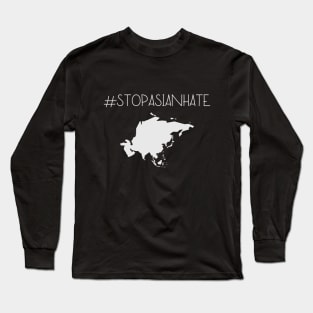 Stop asian hate Long Sleeve T-Shirt